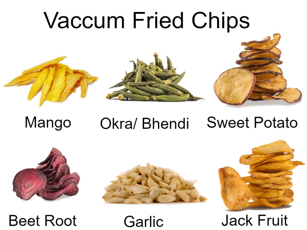 Vacuum fried chips